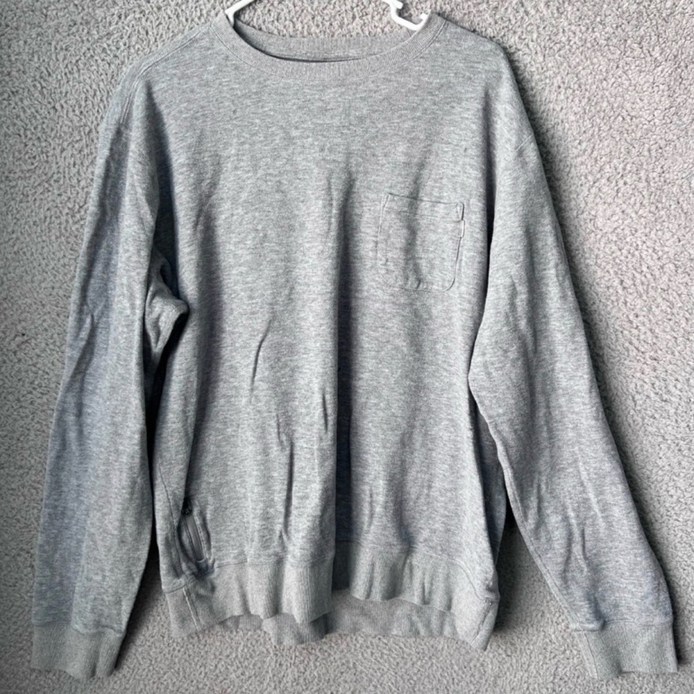 Vuori Men’s Crewneck Jeffreys Gray Charcoal Pullover lot Bundle Swestshirt Large